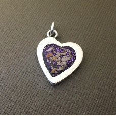 Ashes Heart Pendant - Handcrafted